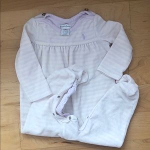 Ralph Lauren Velour Footsie Pajama